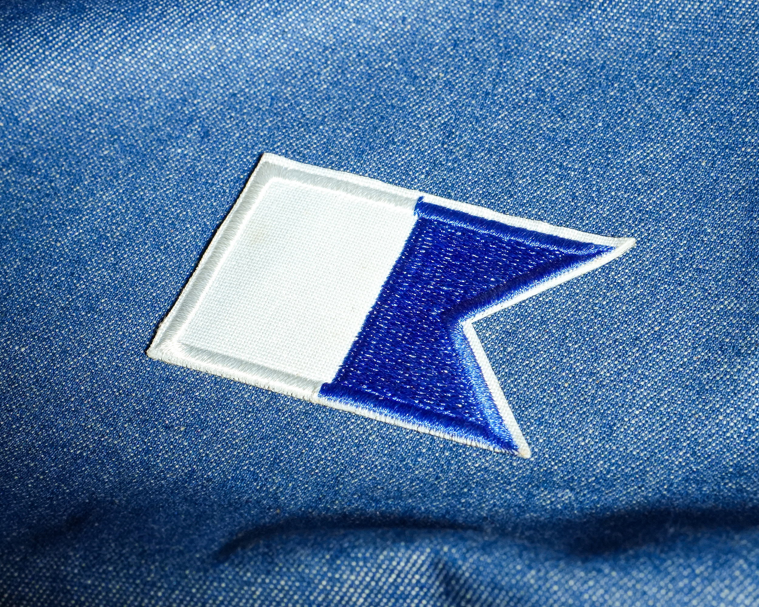 Alpha Flag Diver Embroidery Patch (6 x 4cm) Secondary image