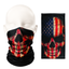 Snood con calavera de Estados Unidos y América – Mascarilla transpirable para cuello