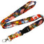 North America Culture Flag USA Canada Patriotic Lanyard