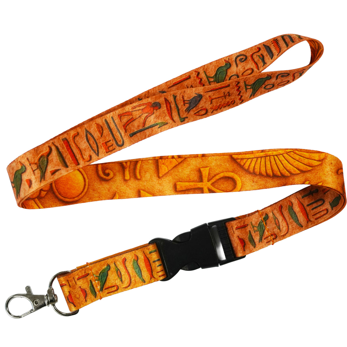 Egyptian Hieroglyphics Ancient Art Lanyard