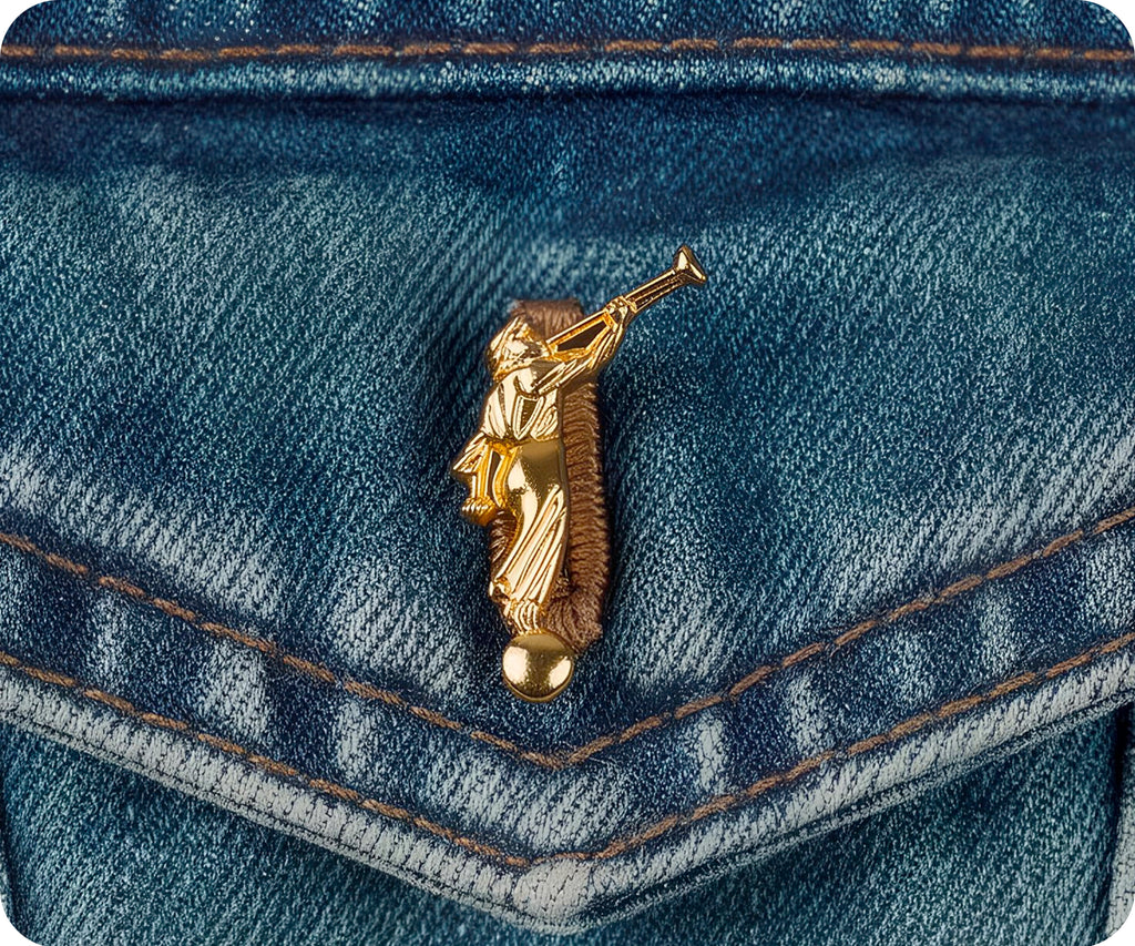Angel Moroni Pin Badge