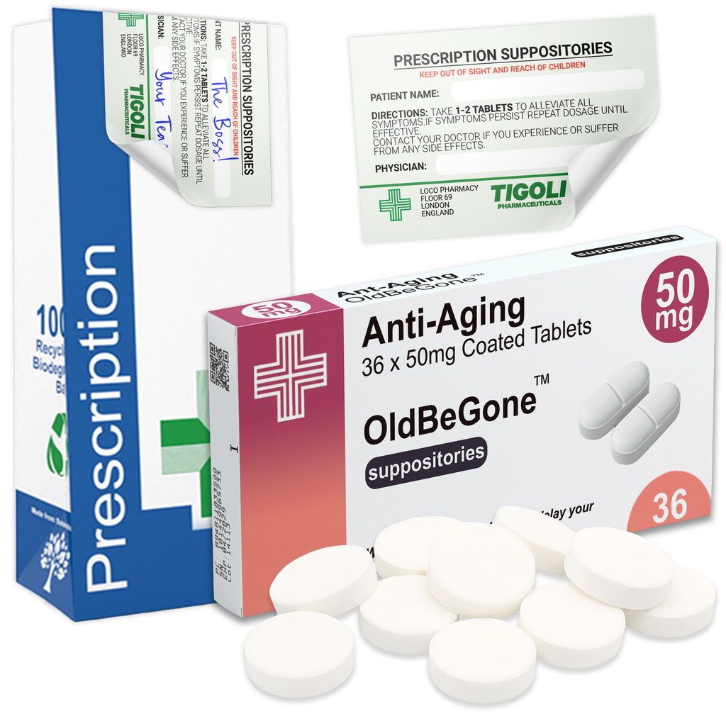 Anti-Aging Prescription Strong Mints, 36g | Vegan & Vegetarian