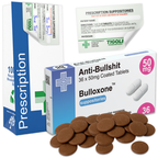 Anti-Bullshit Prescription Milk Chocolate, 36g | Vegetarian