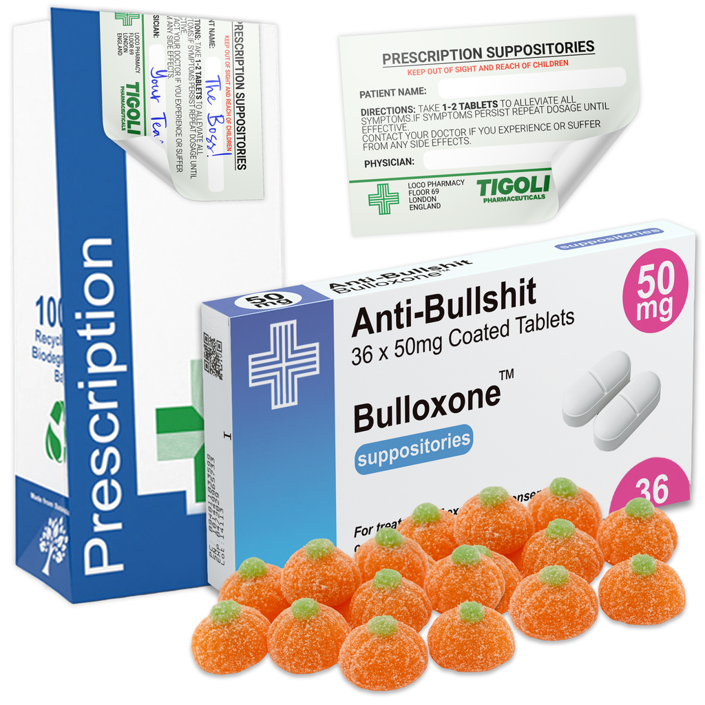 Anti-Bullshit Prescription Pumpkin Halloween Gummies, 36g | Vegetarian