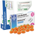 Anti-Bullshit Prescription Pumpkin Halloween Gummies, 36g | Vegetarian