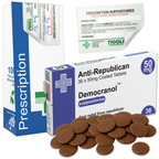 Anti-Republican Prescription Milk Chocolate, 36g | Vegetarian