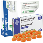 Anti-Republican Prescription Pumpkin Halloween Gummies, 36g | Vegetarian