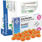 Anti-Socials Media Prescription Pumpkin Halloween Gummies, 36g | Vegetarian