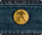 Aquarius Zodiac Sign Pin Badge