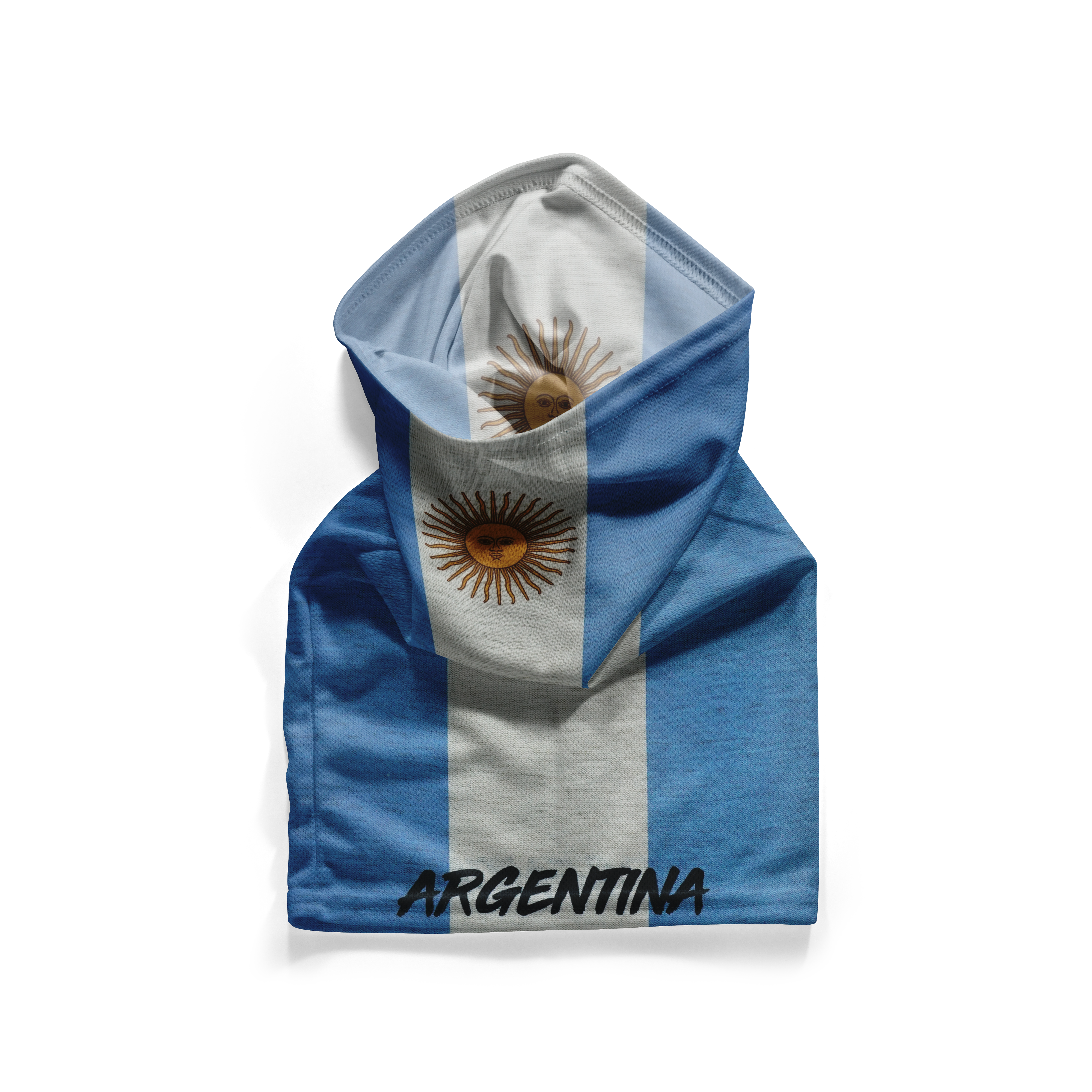 Argentina Flag Snood  – Breathable Mask Neck Gaiter Face Covering Secondary image