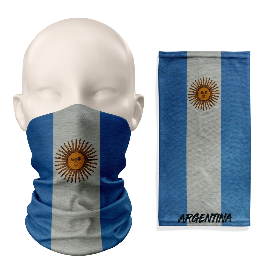 Snood con la bandera de Argentina – Cubrecuello transpirable como cobertura facial