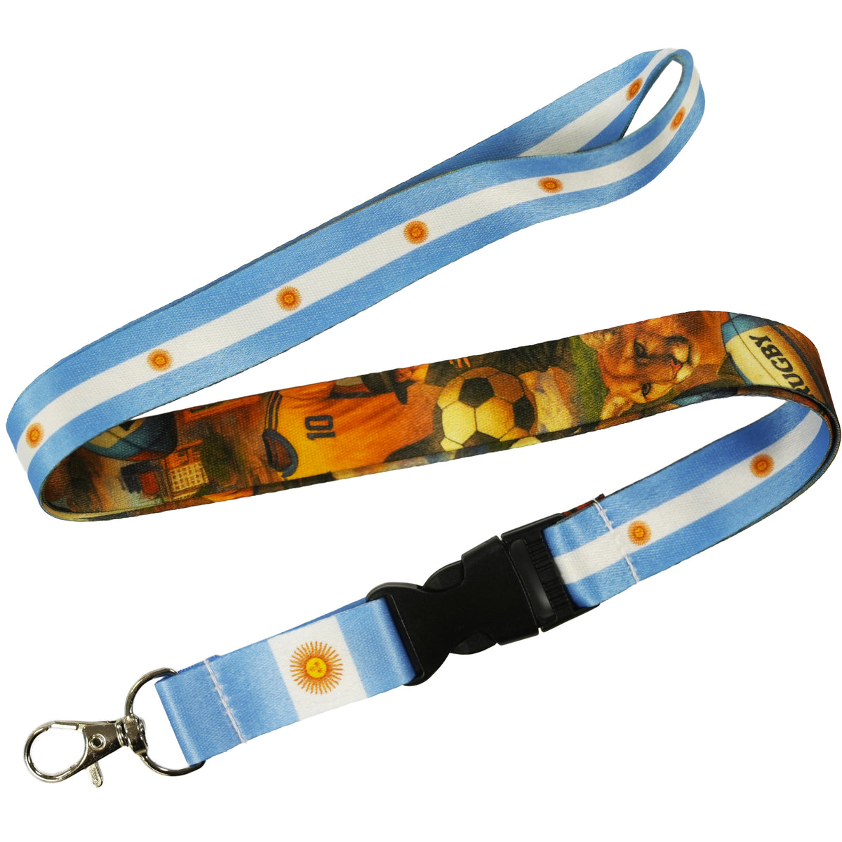 Argentina Flag Art Lanyard Main image