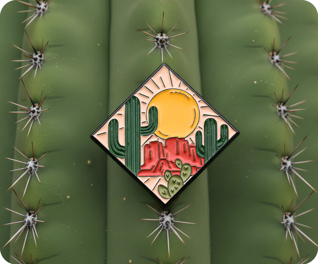Arizona Dessert Pin Badge