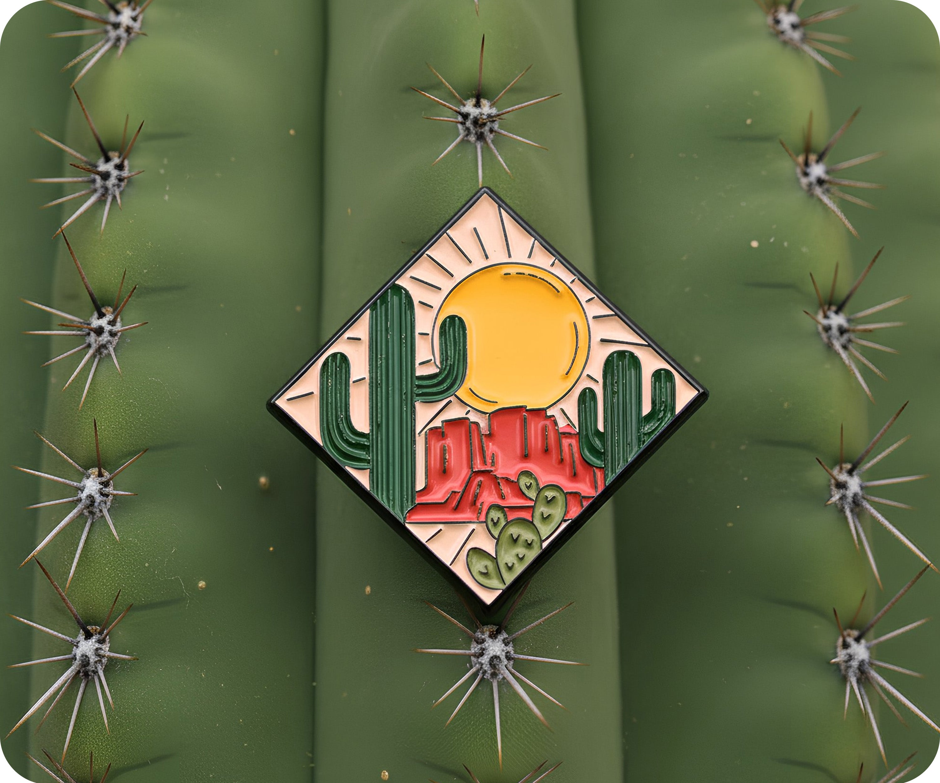Arizona Dessert Pin Badge