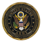 U.S. Army Yellow Ring Challenge Coin