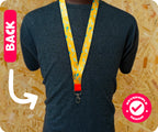 Arrows Doodle Art Lanyard