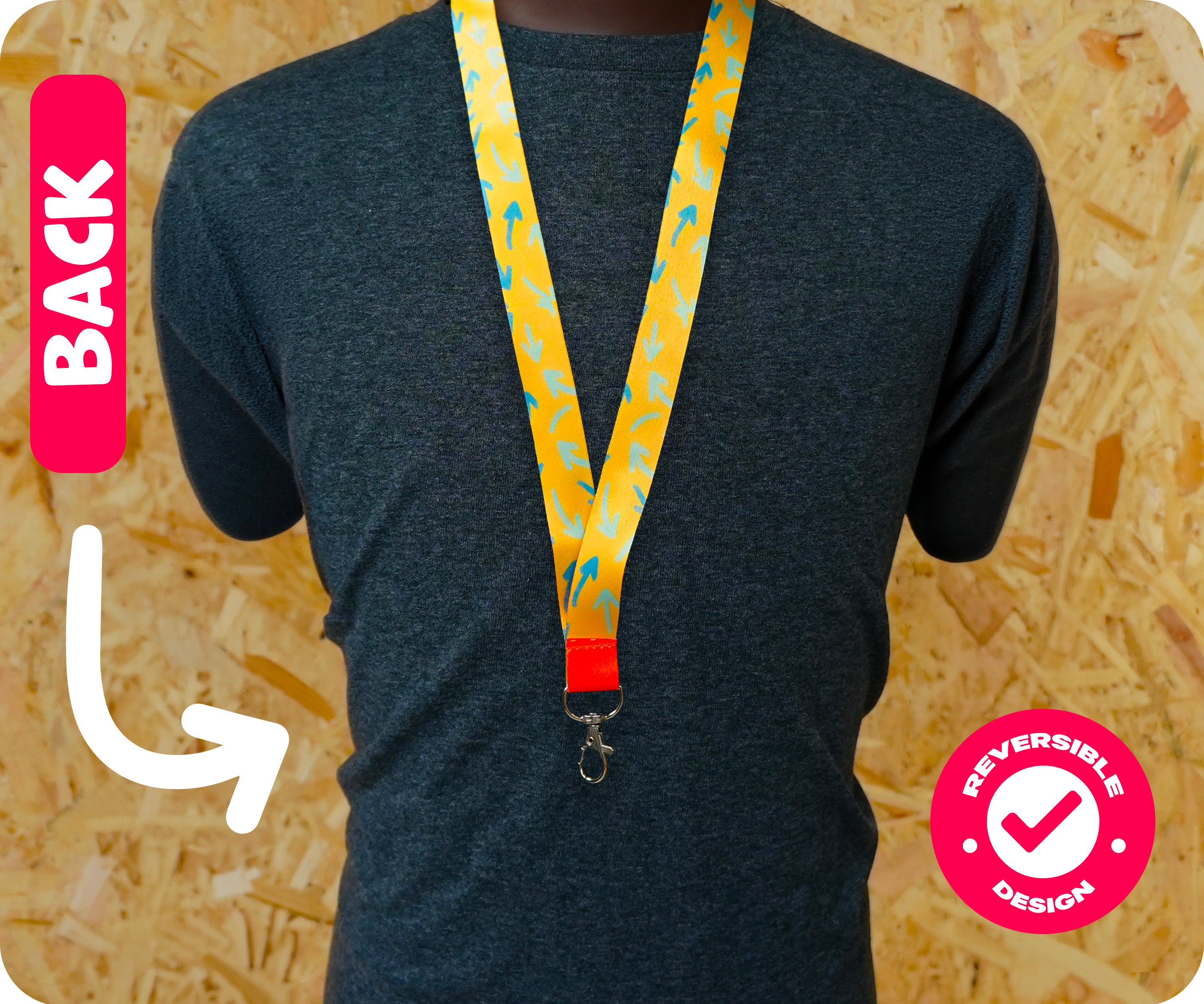 Arrows Doodle Art Lanyard
