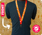 Arrows Doodle Art Lanyard