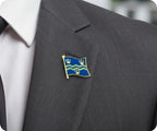 Cambridge Regional English County Flag Pin Badge