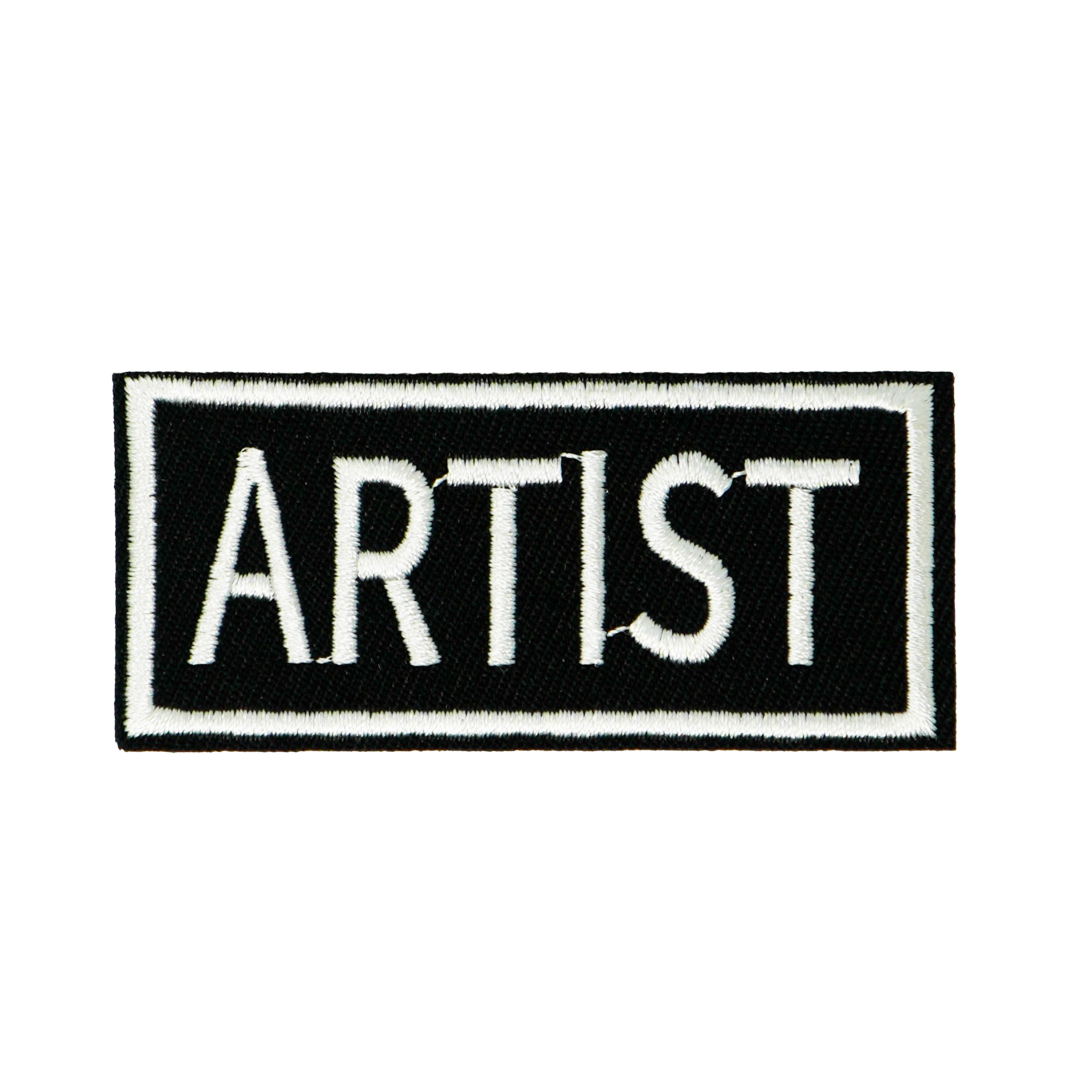 Artist Black Iron On Patch (7.5 x 3cm) Main image