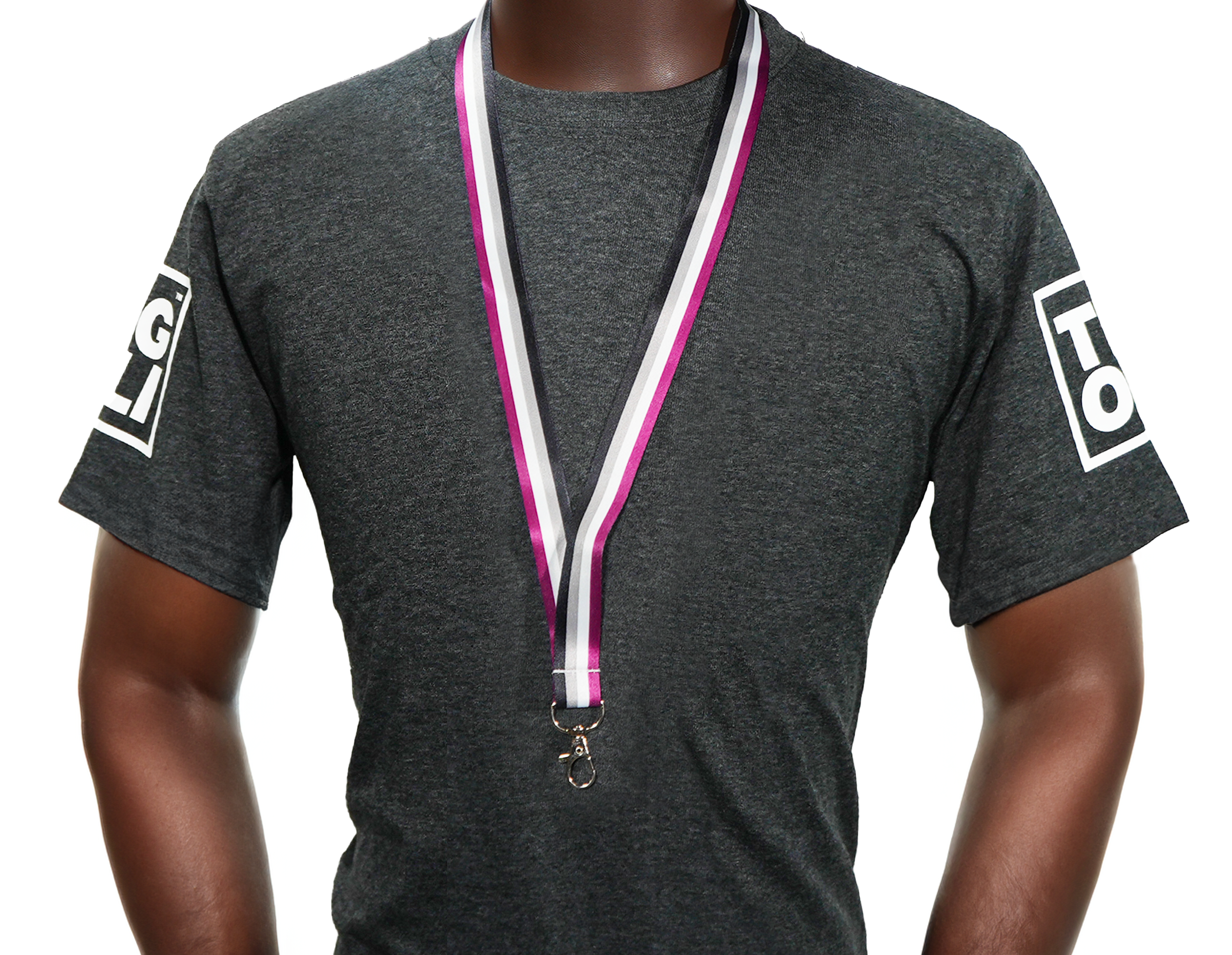 Asexual Pride Lanyard Secondary image