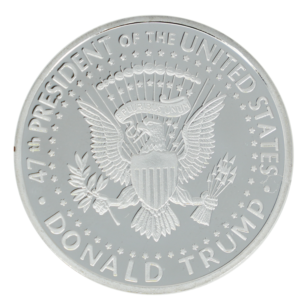 Donald J. Trump 47th President Silver Commemorative Coin