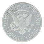 Donald J. Trump 47th President Silver Commemorative Coin