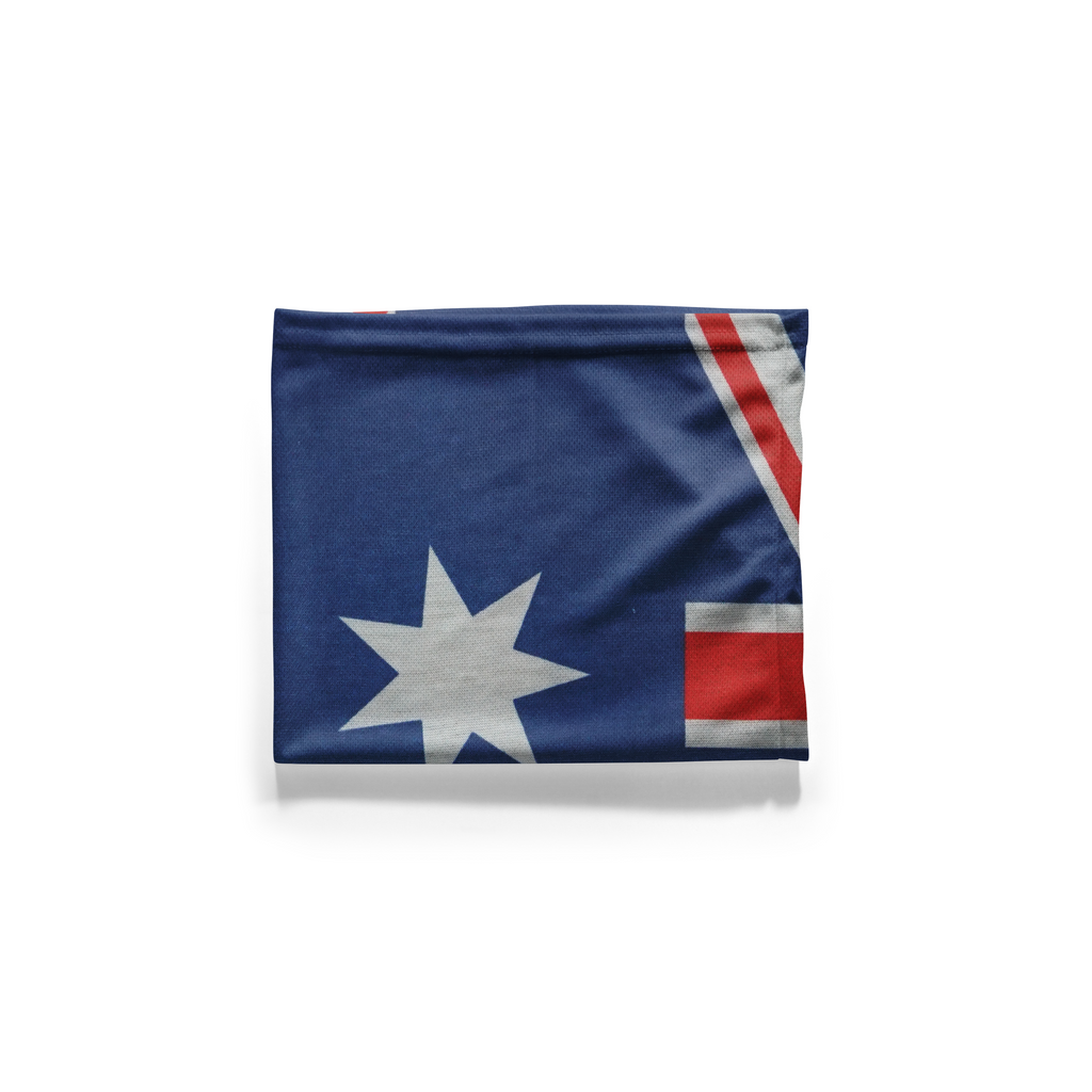 Snood con Bandera de Australia – Mascarilla Transpirable Cubrecuello