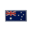 Australia Border Rectangle Embroidery Patch (8 x 4cm)