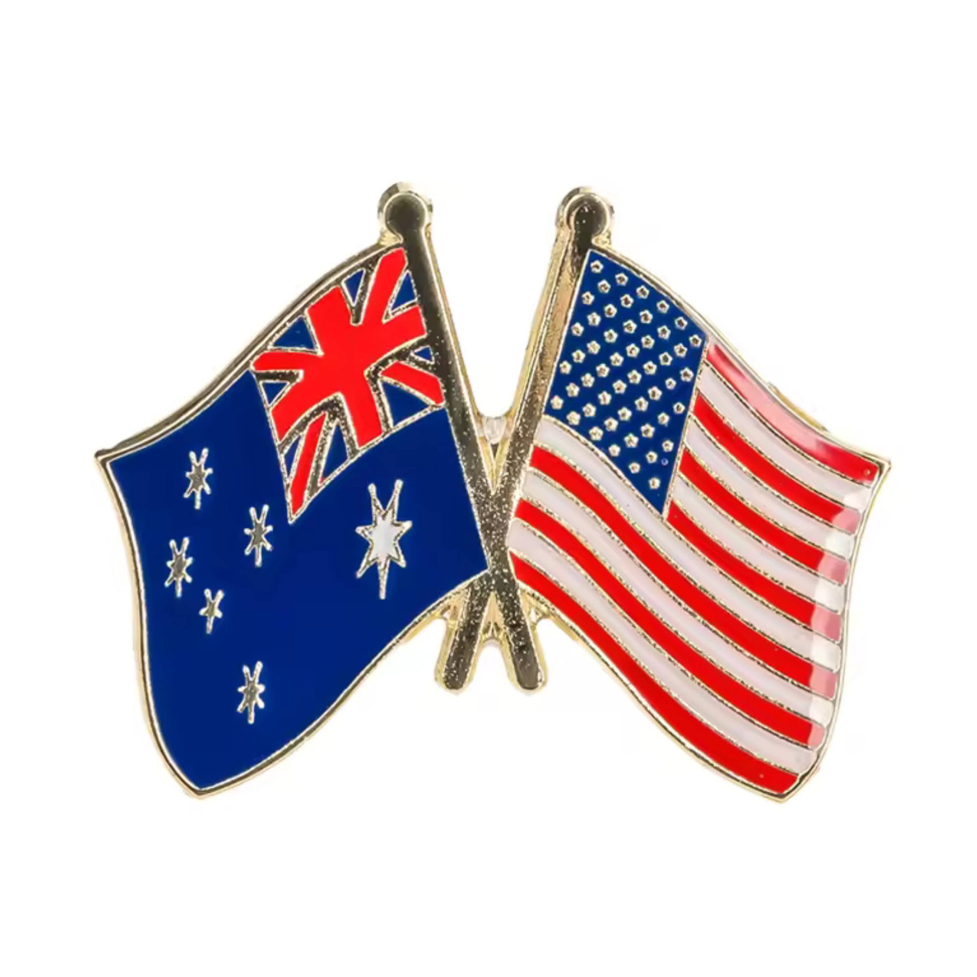 Pin de la amistad entre Estados Unidos, Estados Unidos y Australia Imagen principal del producto