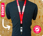 Austria National Flag Lanyard