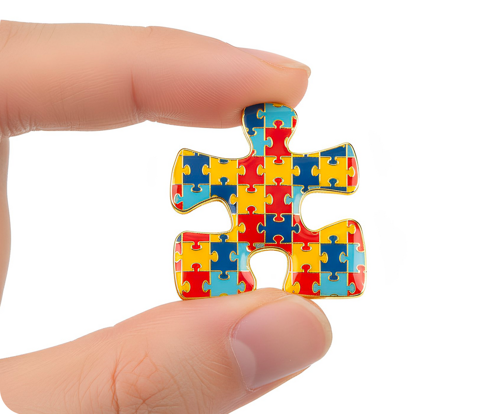 Pin de concienciación sobre el autismo