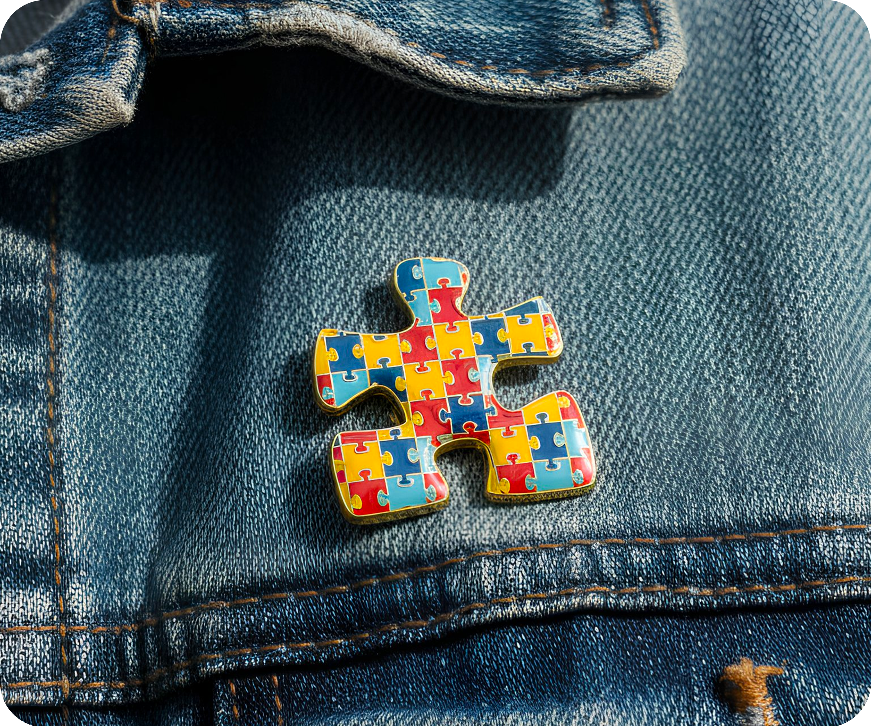 Pin de concienciación sobre el autismo Imagen secundaria del producto