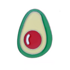 Avocado Half Stone Pin Badge