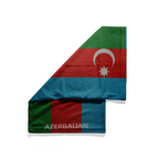 Gorro para cuello con la bandera de Azerbaiyán – Braguero de cuello transpirable para la cara