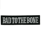 Parche Termoadhesivo "Bad To The Bone" (13x 3cm)