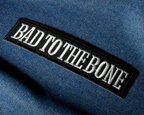Parche Termoadhesivo "Bad To The Bone" (13x 3cm)