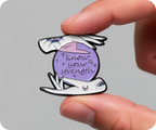 Mystic Know Your Strength Crystal Ball Pin Badge