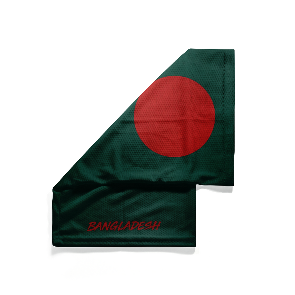 Snood con la bandera de Bangladés – Mascarilla transpirable, braga de cuello, cubrecara