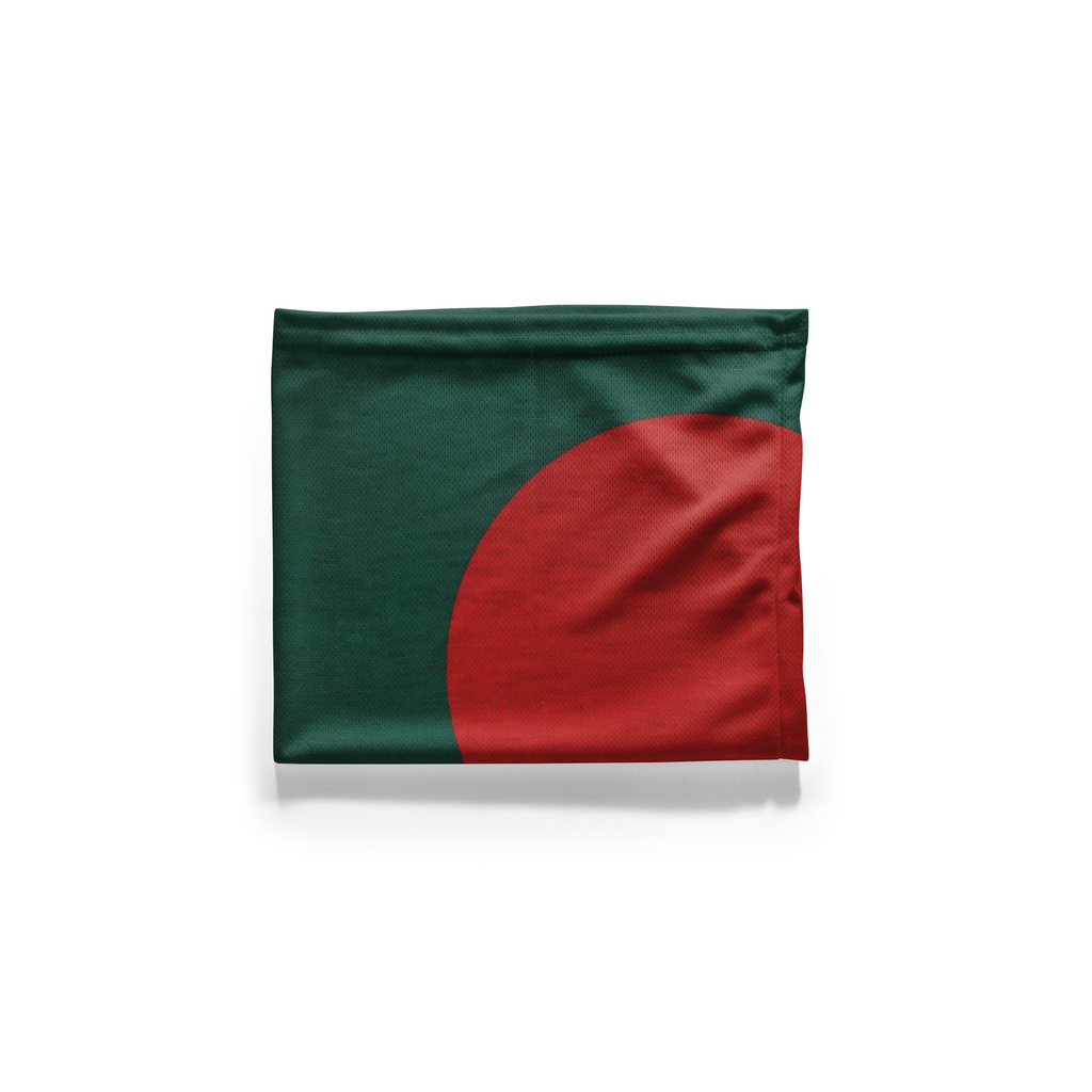 Snood con la bandera de Bangladés – Mascarilla transpirable, braga de cuello, cubrecara