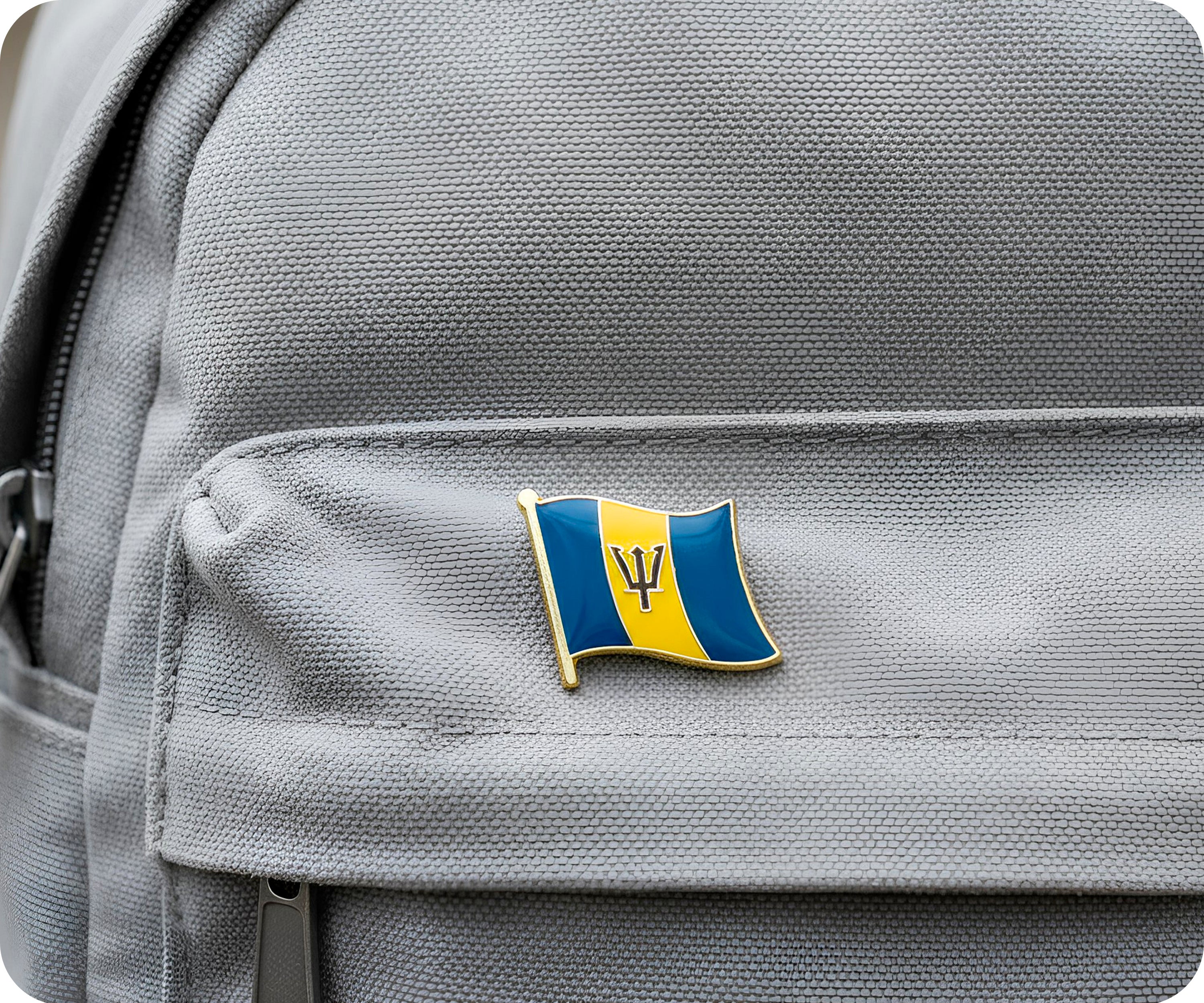 Barbados Flag Pin Badge