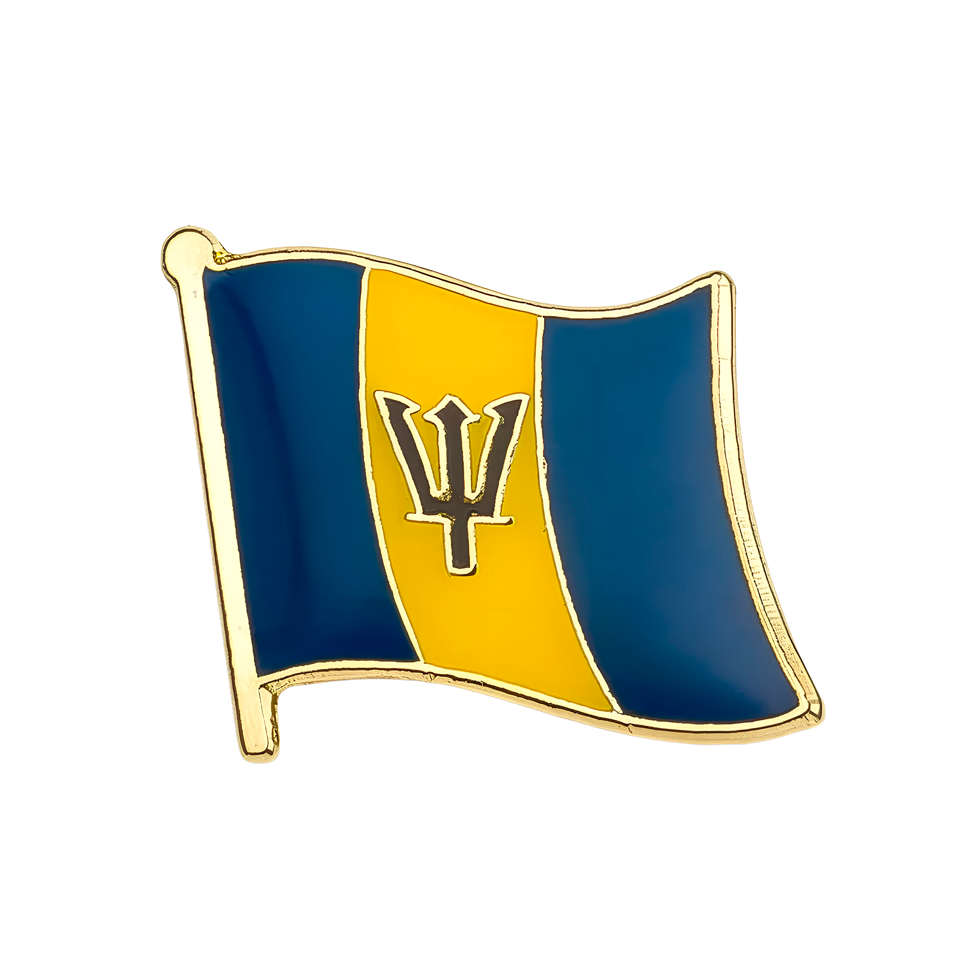Barbados Flag Pin Badge