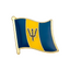 Barbados Flag Pin Badge