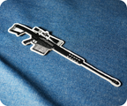 Barrett M82 Rifle .50 Caliber Iron On Patch (14 x 2.8cm)