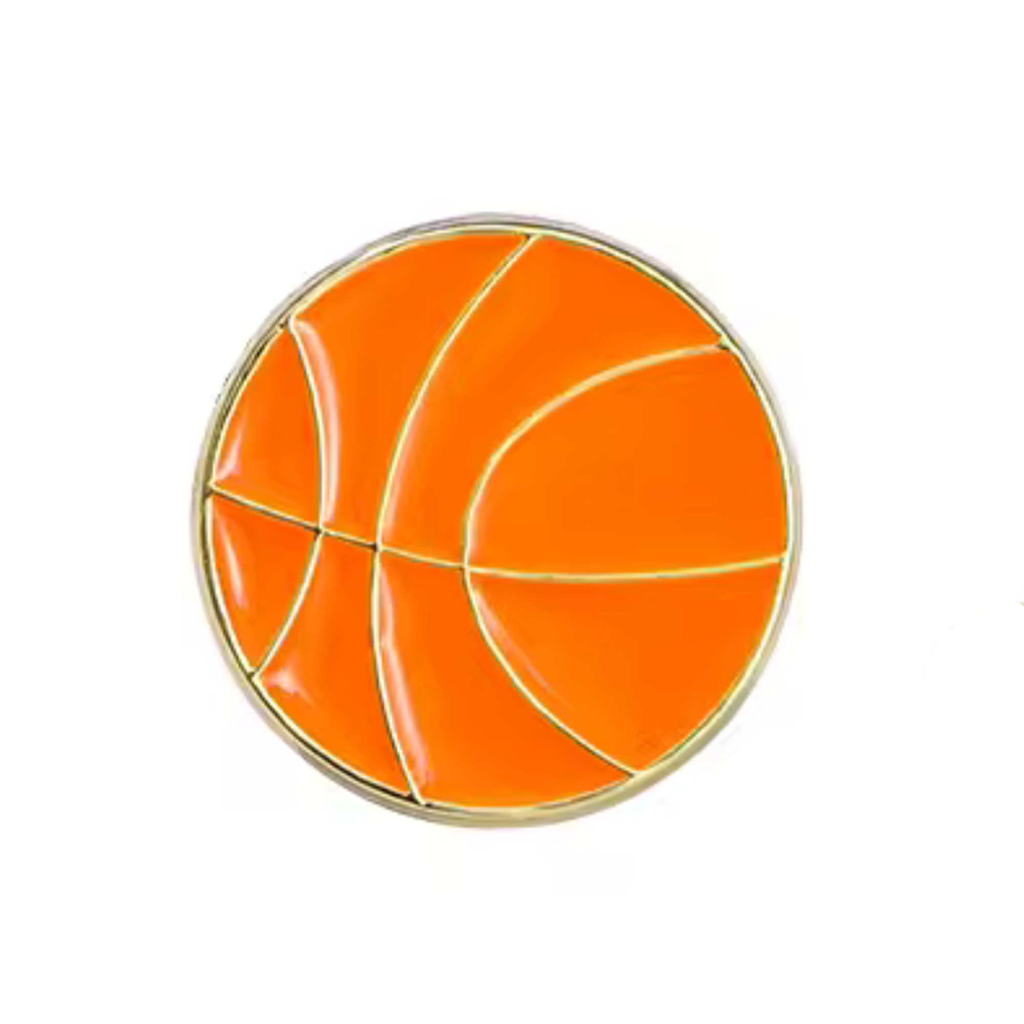 Basketball Sport Pin Badge