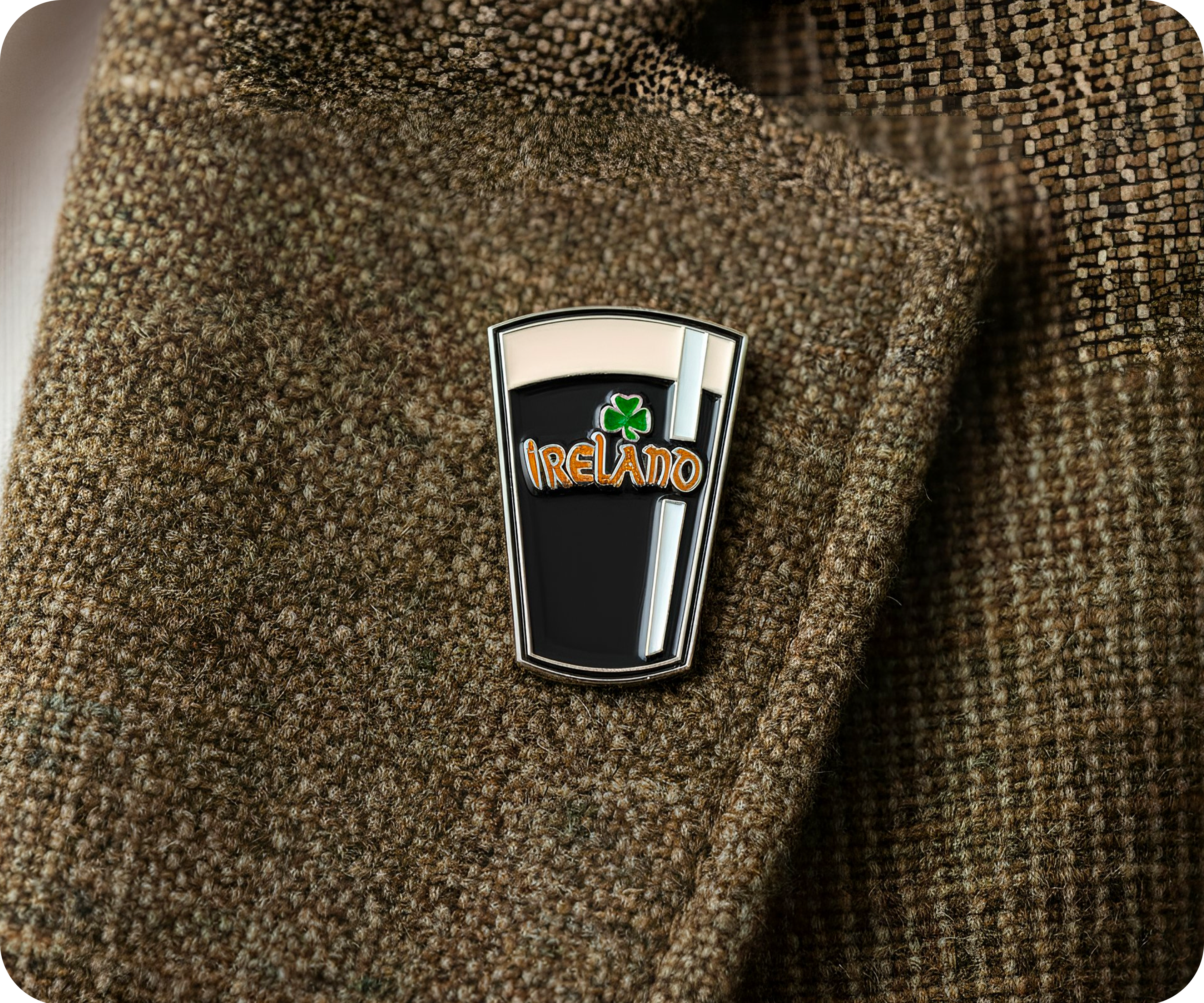 Pin de cerveza irlandesa de Irlanda Imagen secundaria del producto
