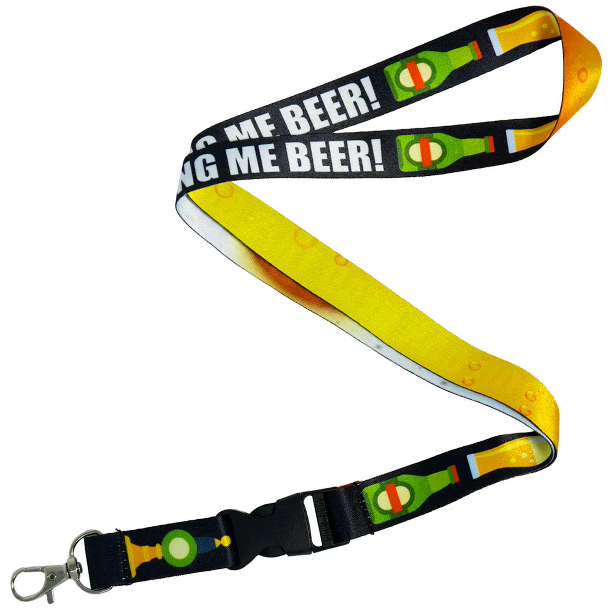 If You Can Read This Bring Me Beer Lanyard Main image