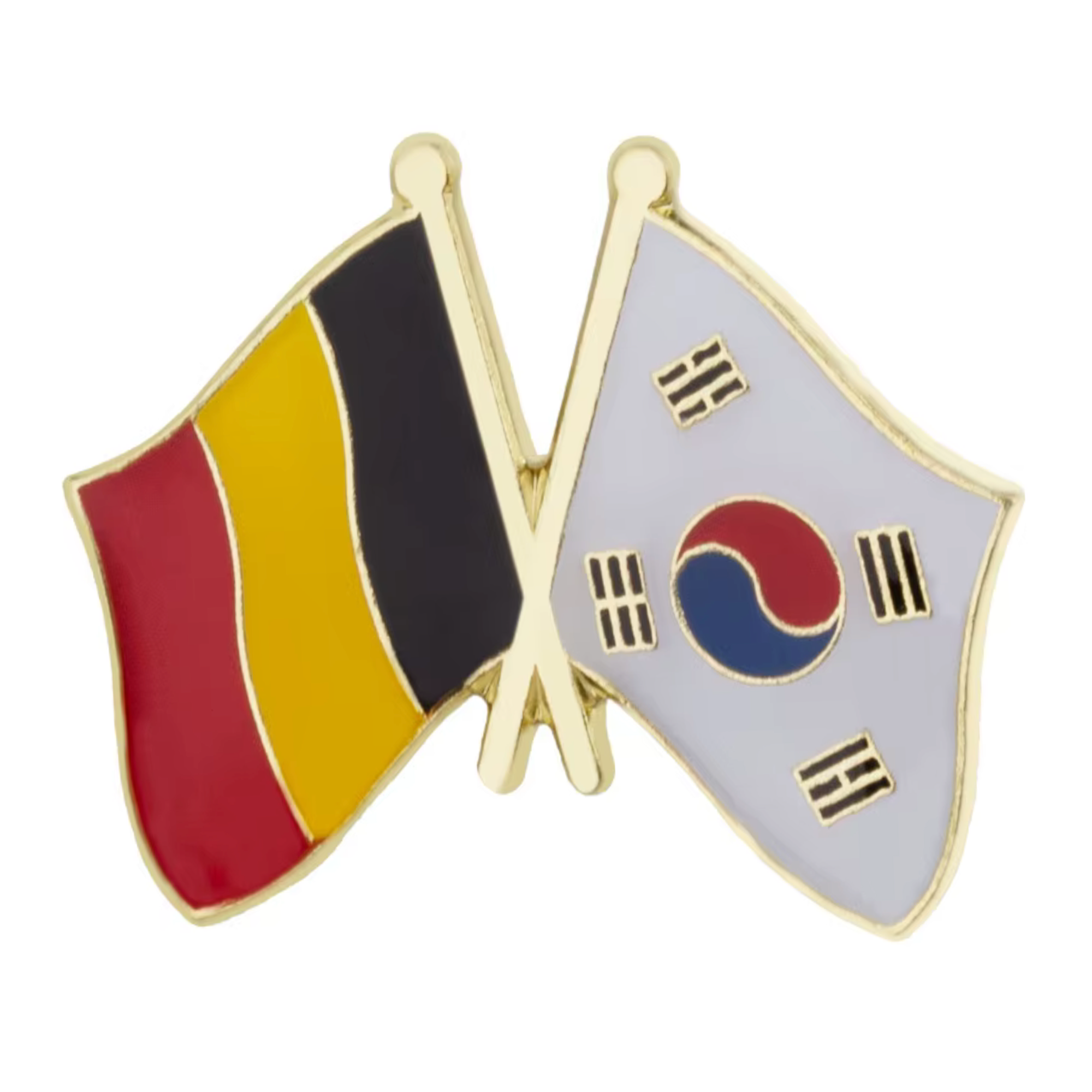 Pin de amistad Bélgica y Corea del Sur Imagen principal del producto
