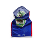 Snood con la bandera de Belice – Mascarilla transpirable, tipo braga de cuello, para cubrir el rostro
