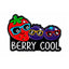 Berry Cool Strawberry & Blueberries Enamel Pin Badge